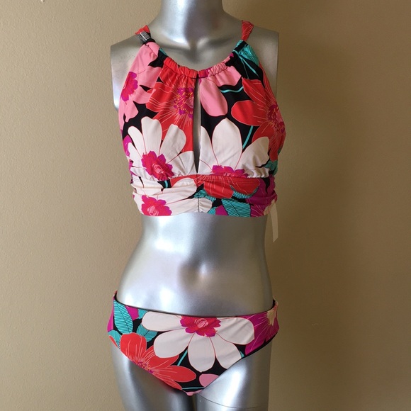 La Blanca In Full Bloom Bikini Midkini Swimsuit Set - Picture 6 of 15